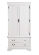 LouisPhillipe  Armoire, White
