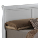 LouisPhillipe King Bed, White