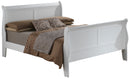 LouisPhillipe King Bed, White