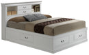 LouisPhillipe Full Storage Bed, White