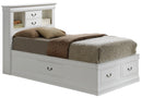 LouisPhillipe Twin Storage Bed, White