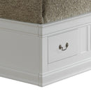 LouisPhillipe Twin Storage Bed, White