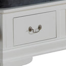 LouisPhillipe Twin Storage Bed, White