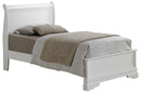LouisPhillipe Twin Bed, White