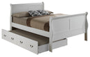 LouisPhillipe Full Bed, White