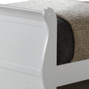 LouisPhillipe Twin Bed, White