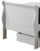 LouisPhillipe Twin Bed, White