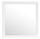 LouisPhillipe 38"L x 38"H Mirror, White