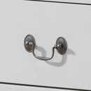 LouisPhillipe 4-Drawers Media Chest, White