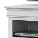 LouisPhillipe 4-Drawers Media Chest, White