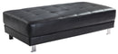 Riveredge Ottoman, Black
