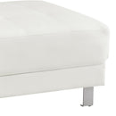 Riveredge  Ottoman, White