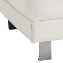 Riveredge  Ottoman, White
