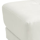 Riveredge  Ottoman, White