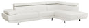 Riveredge Sectional, White