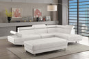 Riveredge  Sectional, White
