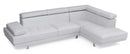 Riveredge  Sectional, White