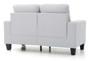 Newbury 58in Loveseat, White