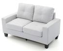 Newbury 58in Loveseat, White