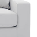 Newbury 71in Sofa, White