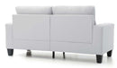 Newbury 71in Sofa, White