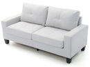 Newbury 71in Sofa, White