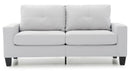 Newbury 71in Sofa, White