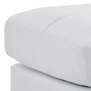 Newbury  Ottoman, White
