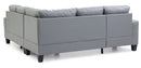 Newbury  Sectional, Gray