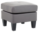 Newbury  Ottoman, Gray