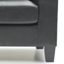 Newbury 58in Loveseat, Black