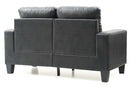 Newbury 58in Loveseat, Black
