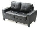 Newbury 58in Loveseat, Black