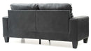 Newbury 71in Sofa, Black