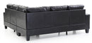 Newbury  Sectional, Black