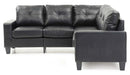 Newbury  Sectional, Black