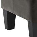 Newbury  Ottoman, Black