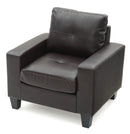 Newbury  Chair, Dark Brown
