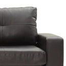 Newbury 71in Sofa, Dark Brown