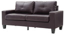 Newbury 71in Sofa, Dark Brown