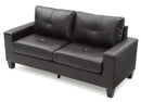 Newbury 71in Sofa, Dark Brown