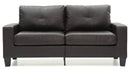 Newbury 71in Sofa, Dark Brown