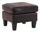 Newbury  Ottoman, Dark Brown