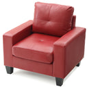 Newbury  Chair, Red