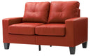 Newbury 58in Loveseat, Red
