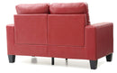 Newbury 58in Loveseat, Red