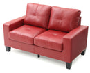 Newbury 58in Loveseat, Red