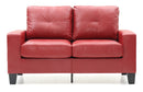 Newbury 58in Loveseat, Red