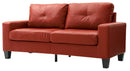 Newbury 71in Sofa, Red