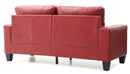 Newbury 71in Sofa, Red